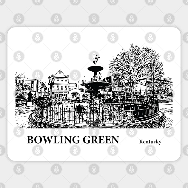 Bowling Green Kentucky Sticker by Lakeric